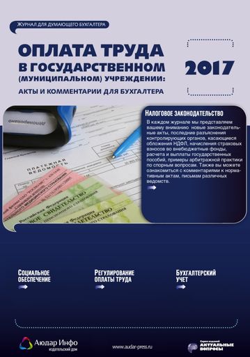 Оплата труда в государственном (муниципальном) учреждении: акты и комментарии для бухгалтера №6 2017