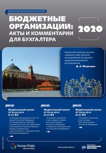 Бюджетные организации: акты и комментарии для бухгалтера №10 2020